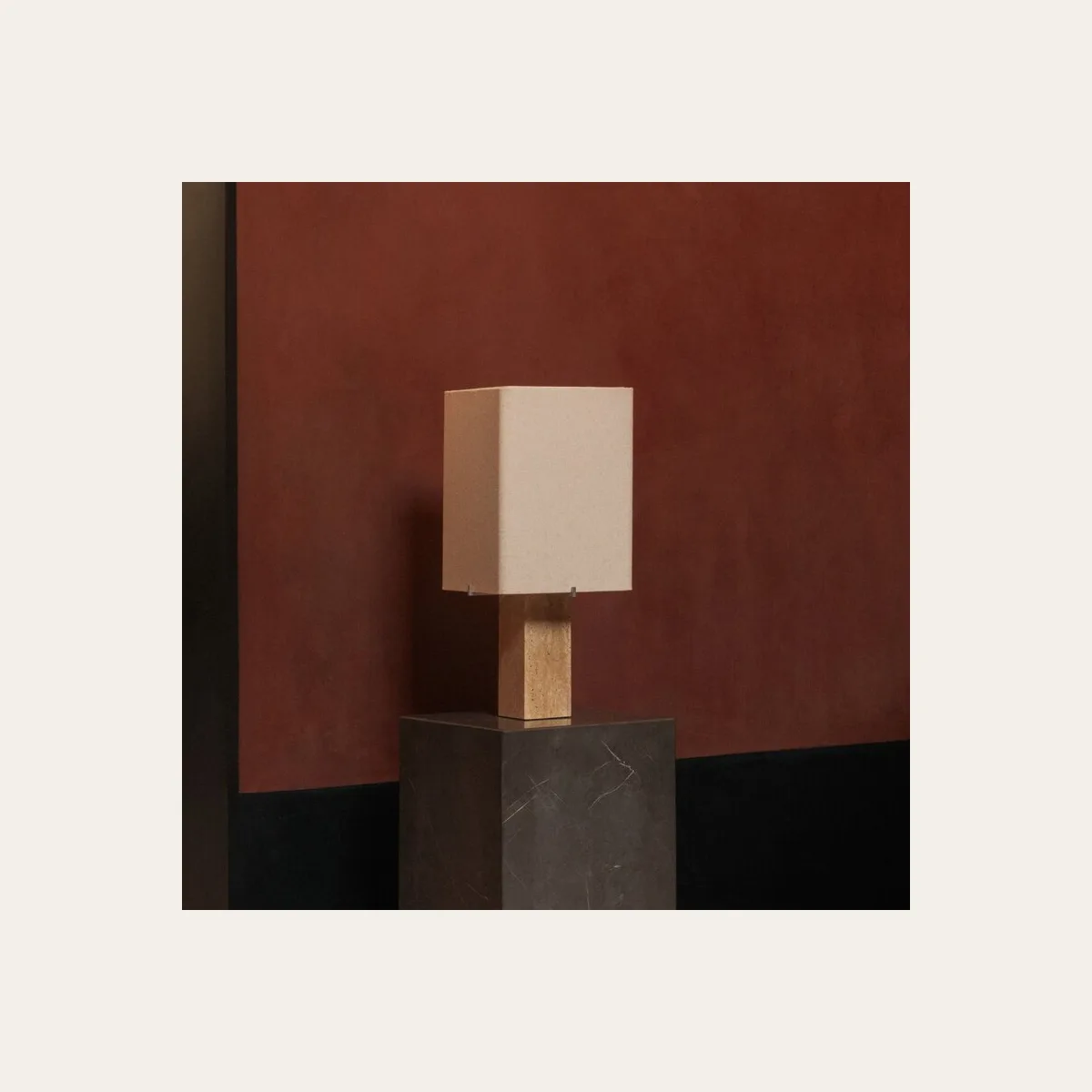 Nonna Table Lamp Travertine