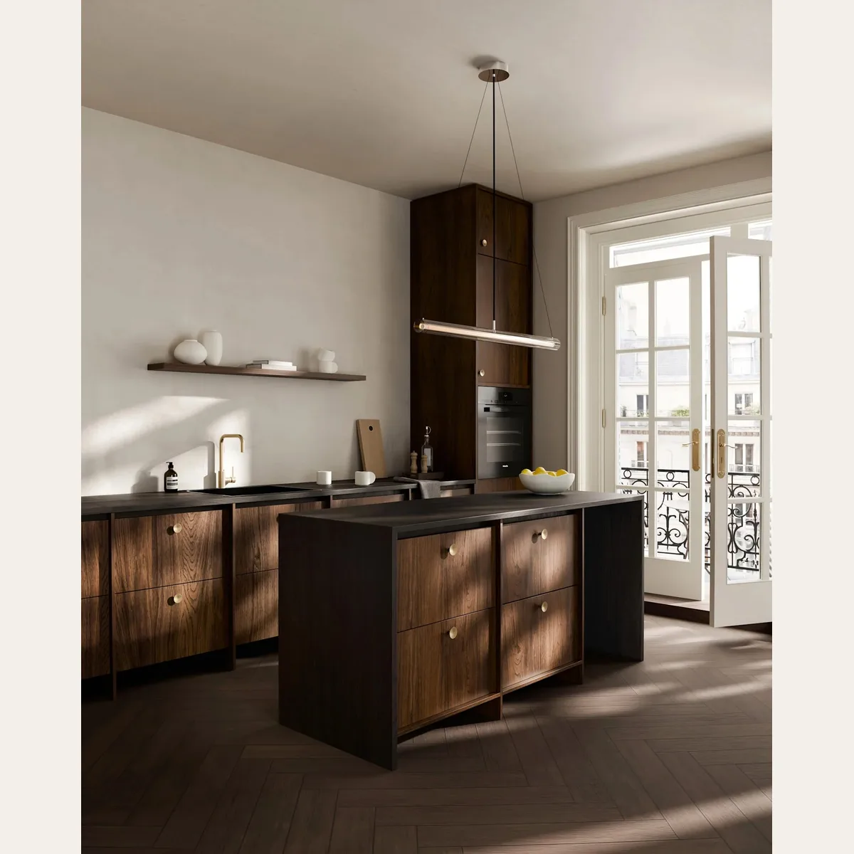 Frame Pendant Lamp - Chrome