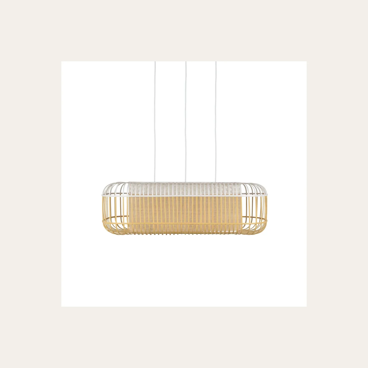 Подвесной светильник Forestier Bamboo Oval