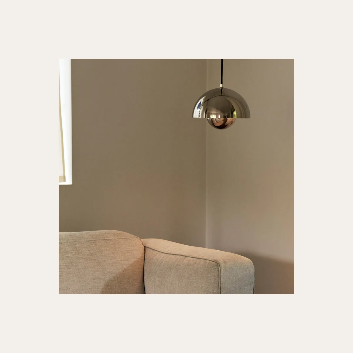 Flowerpot VP1 Chrome-plated