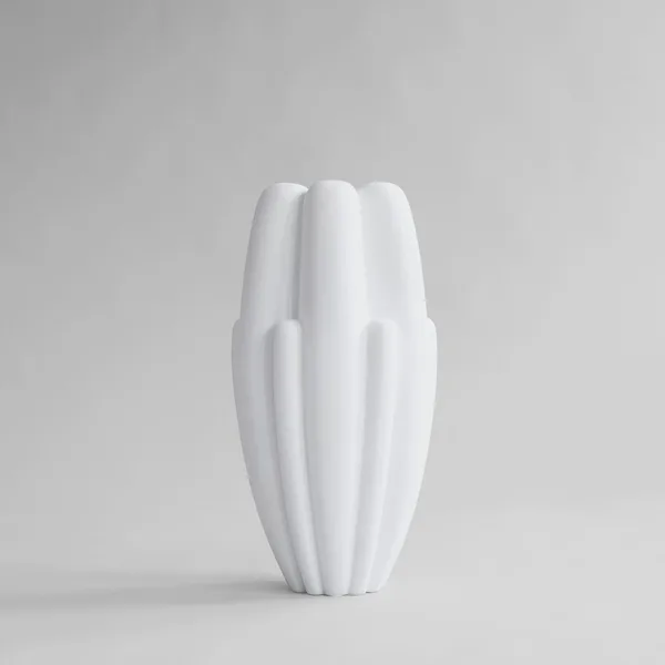 Bloom Vase Slim, Mini - Bone White