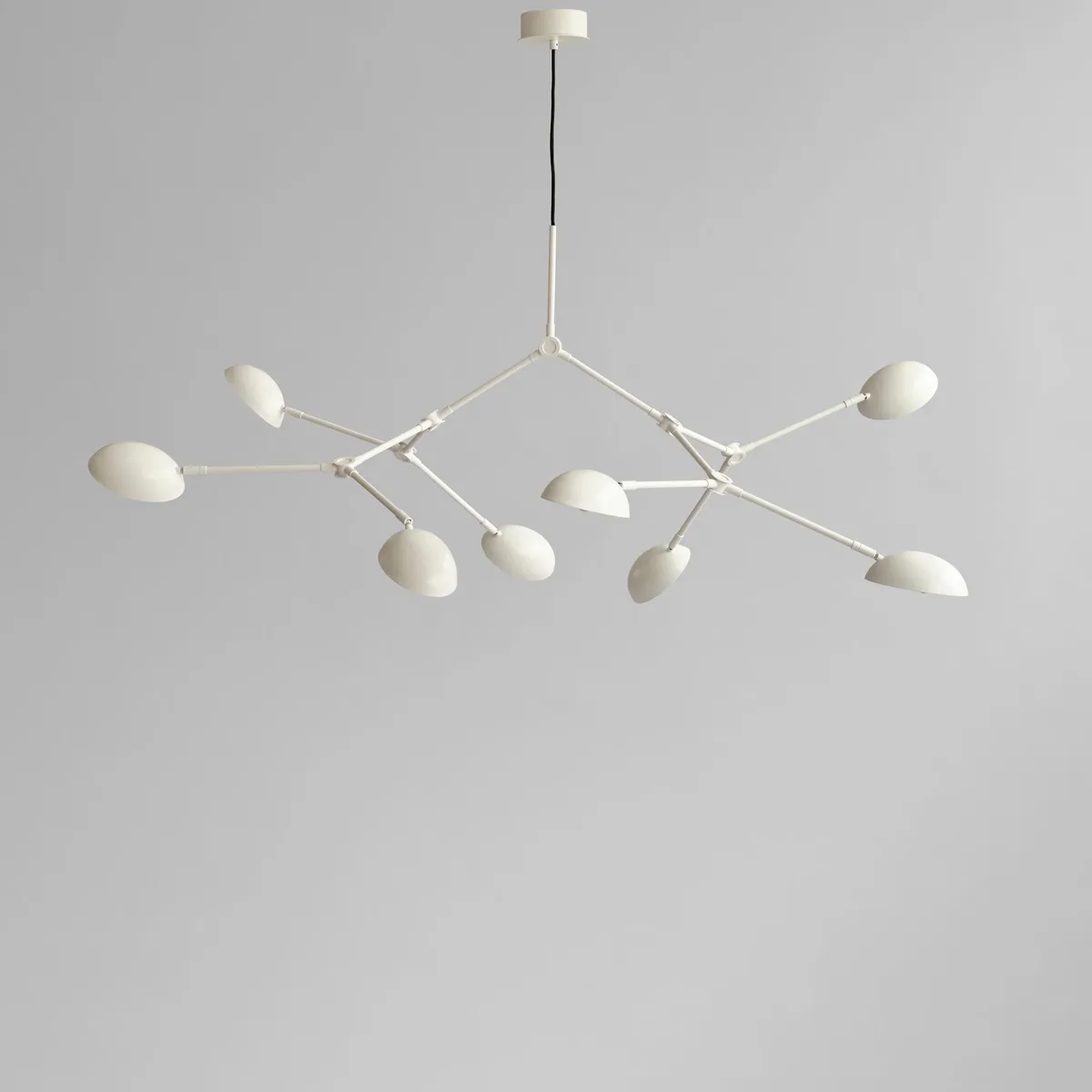 Drop Chandelier White