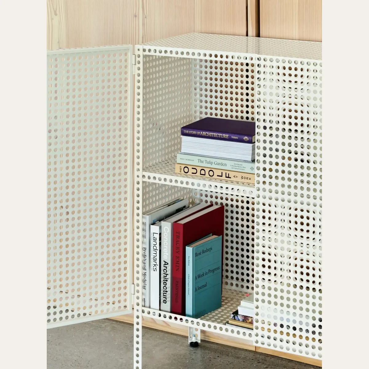 Perforated floor cabinet, medium