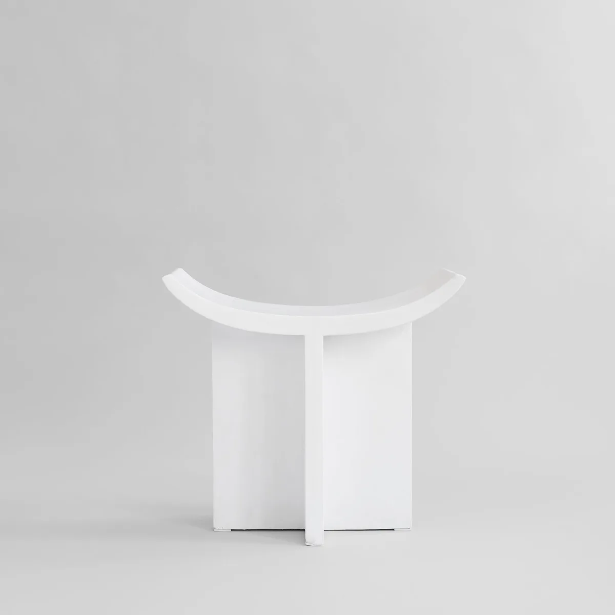 Brutus Stool Bone White