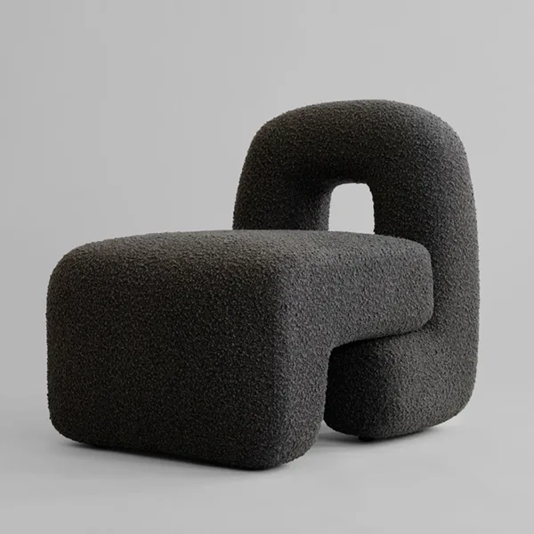 Daiku Lounge Chair - Deep Taupe
