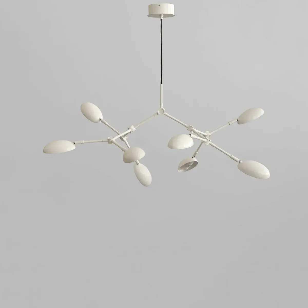 Drop Chandelier White