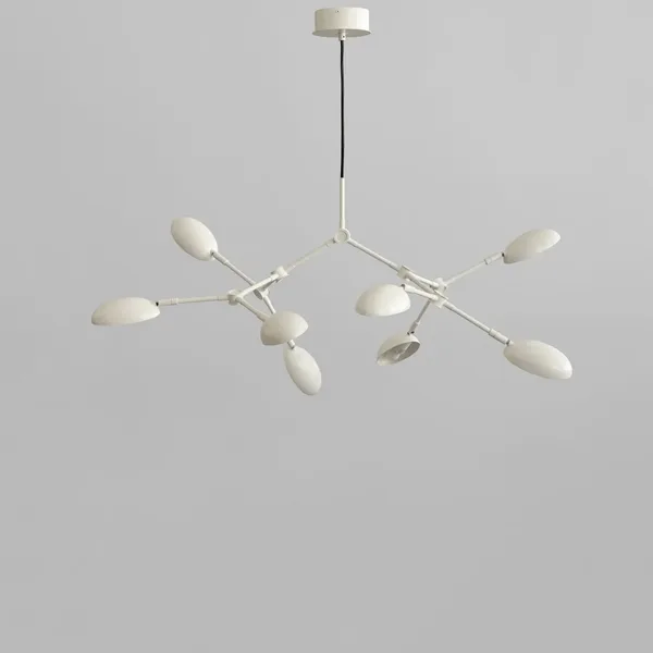 Drop Chandelier White