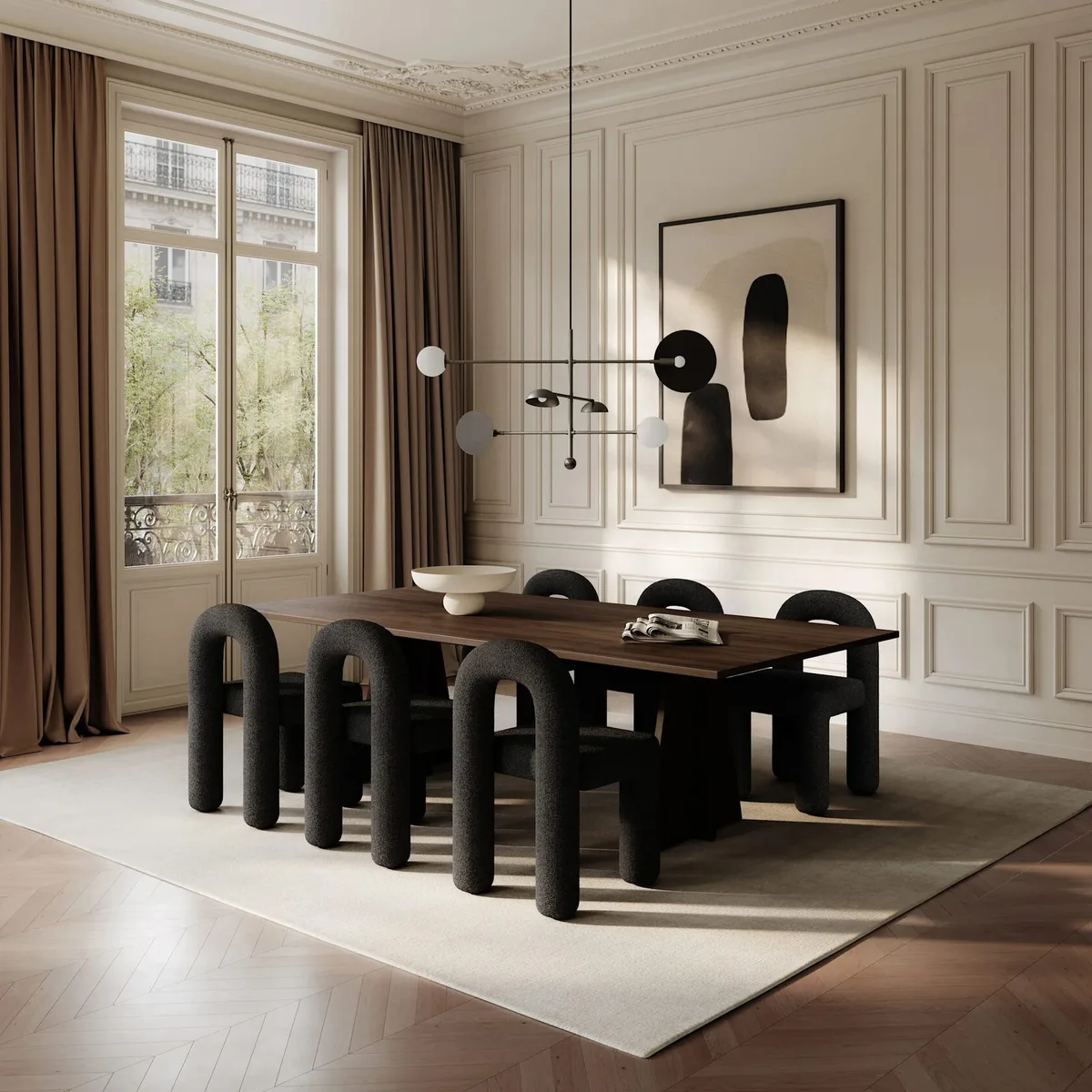 Daiku Dining Chair - Deep Taupe