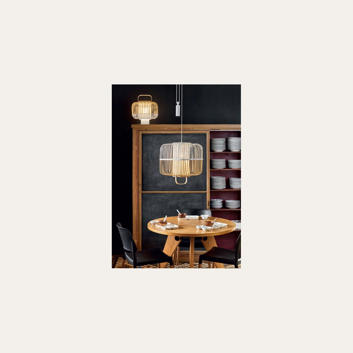Подвесной светильник Forestier Bamboo Square