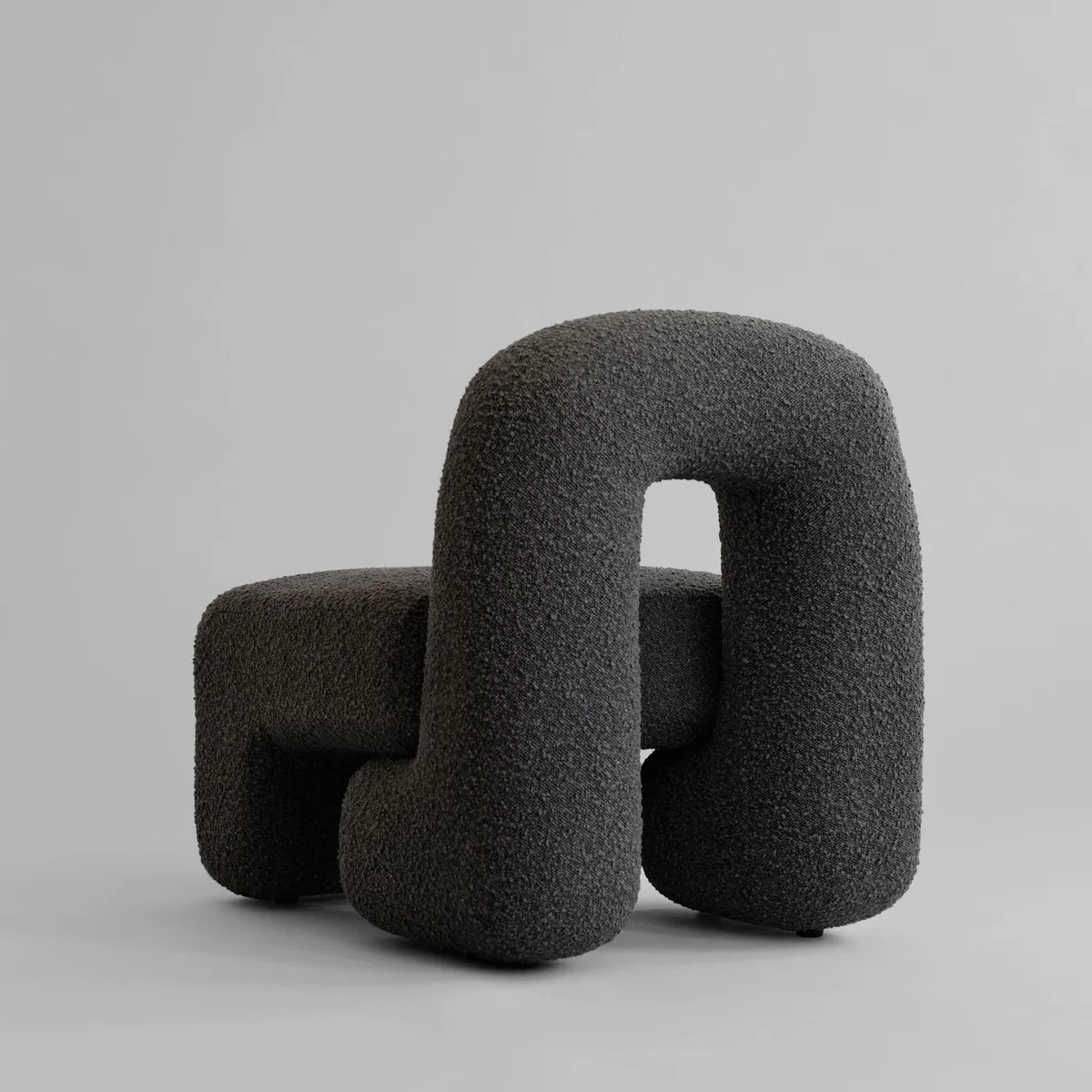Daiku Lounge Chair - Deep Taupe