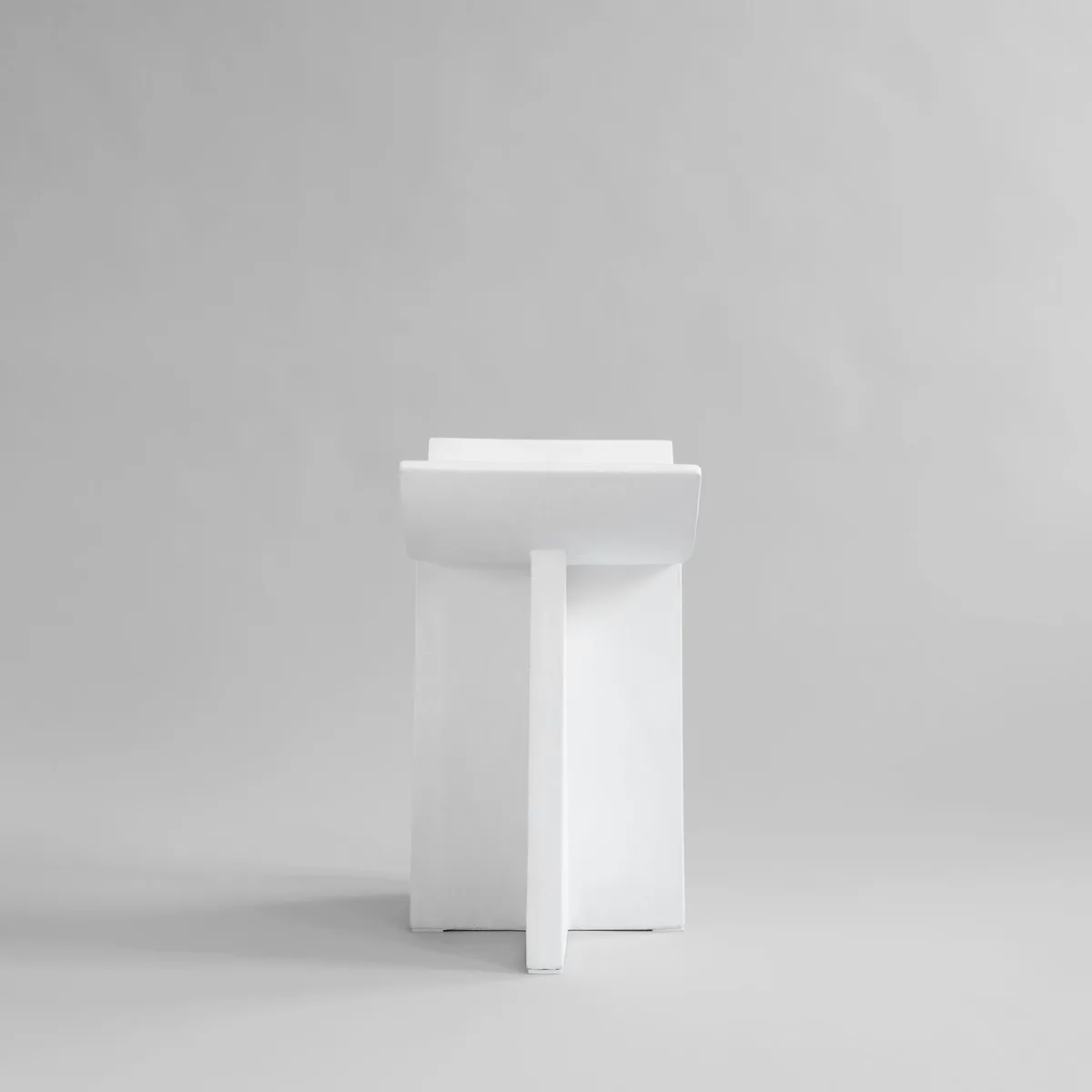 Brutus Stool Bone White