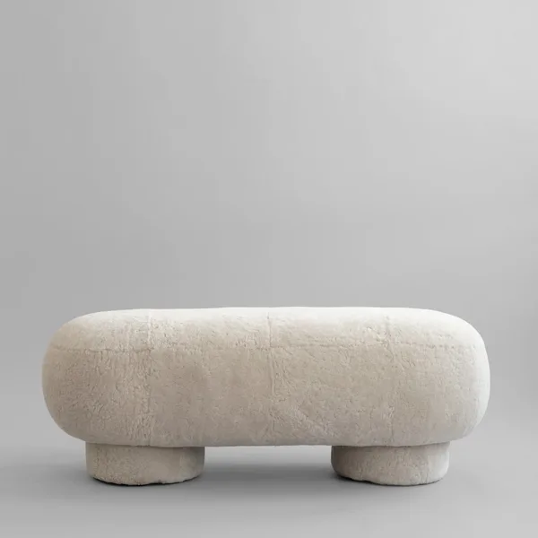 Big Foot Bench Sheepskin