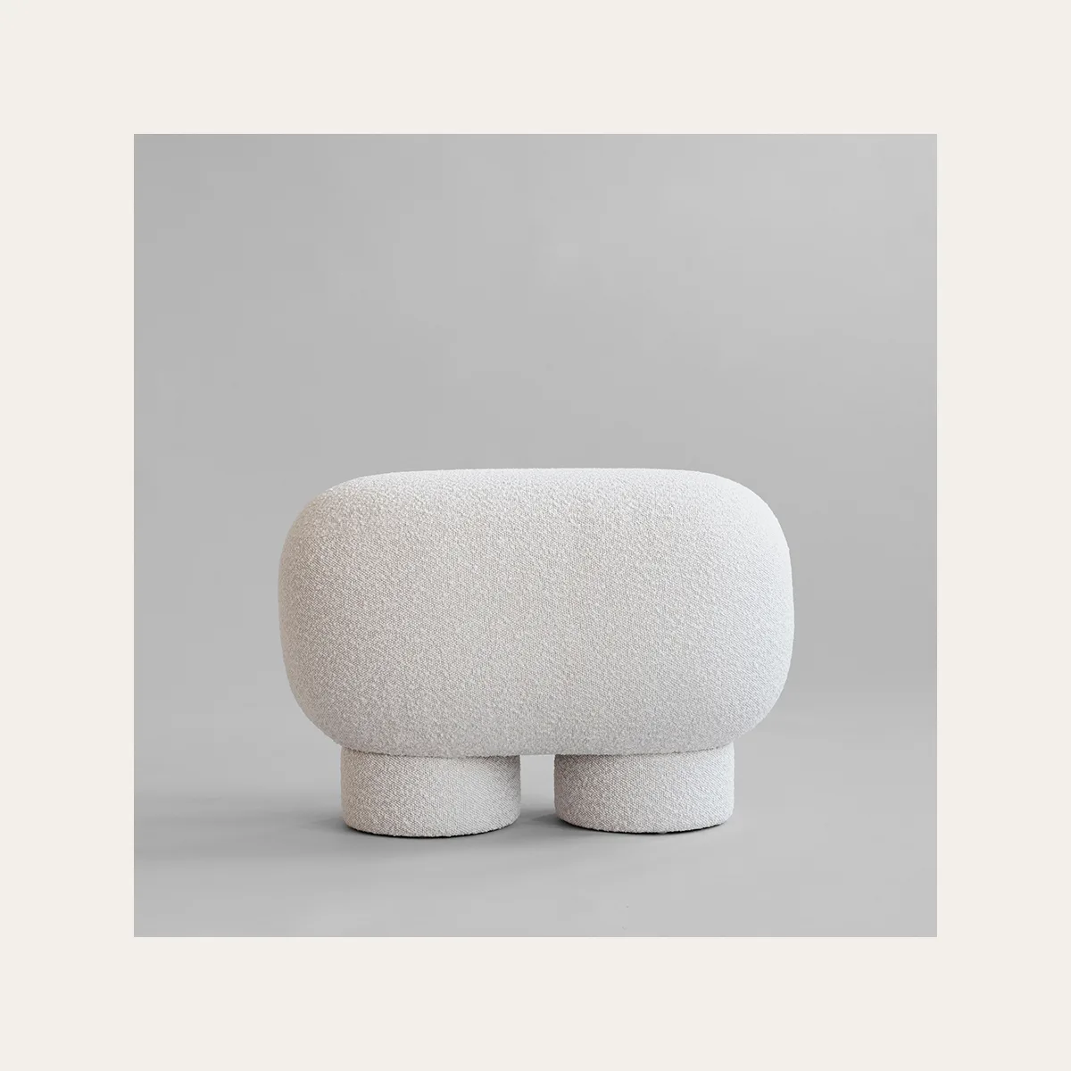 Big Foot Bench, Petit - Bouclé