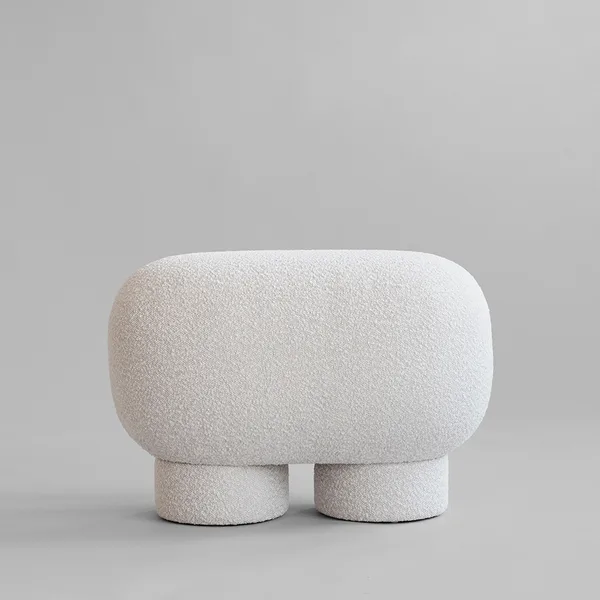 Big Foot Bench, Petit - Bouclé