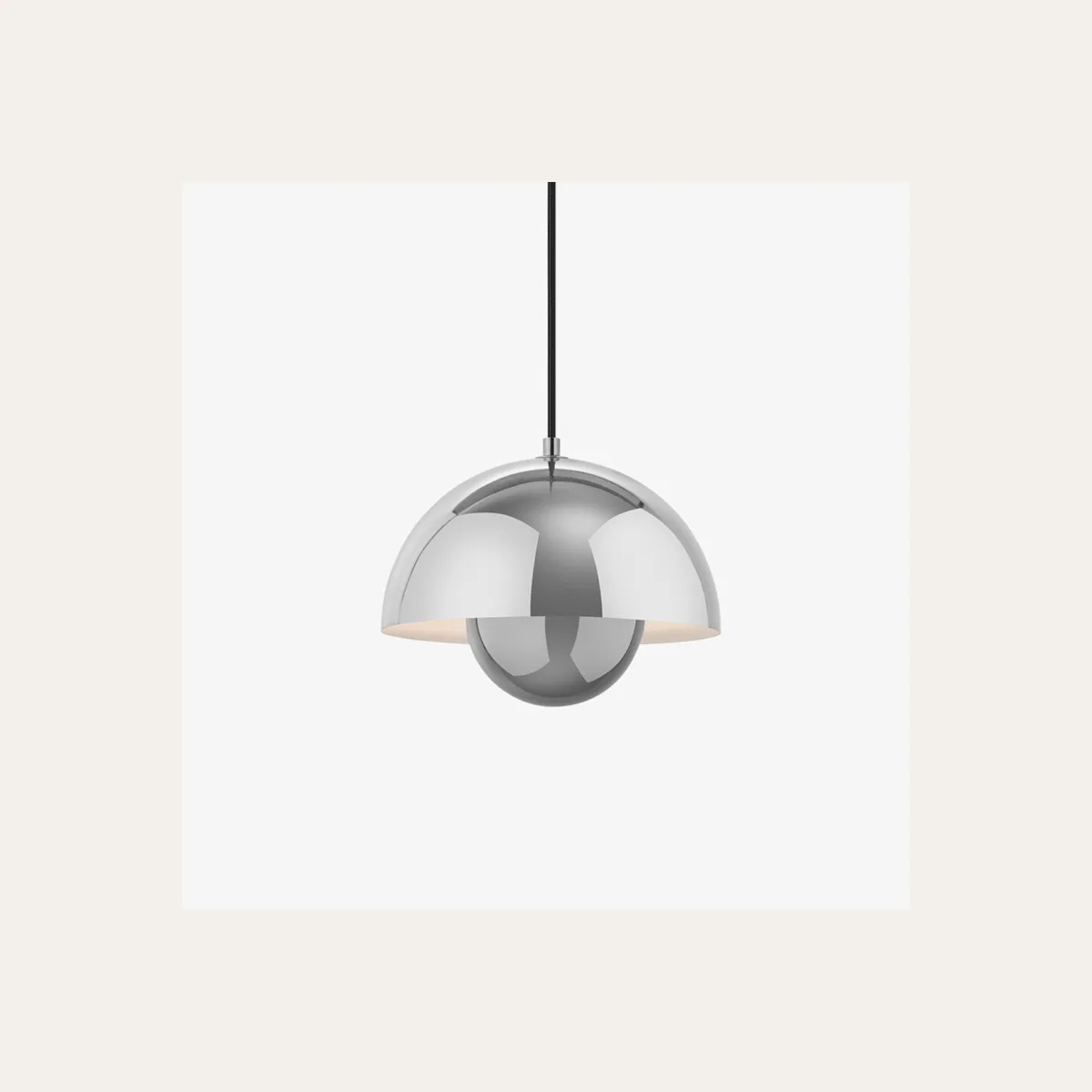 Flowerpot VP1 Chrome-plated