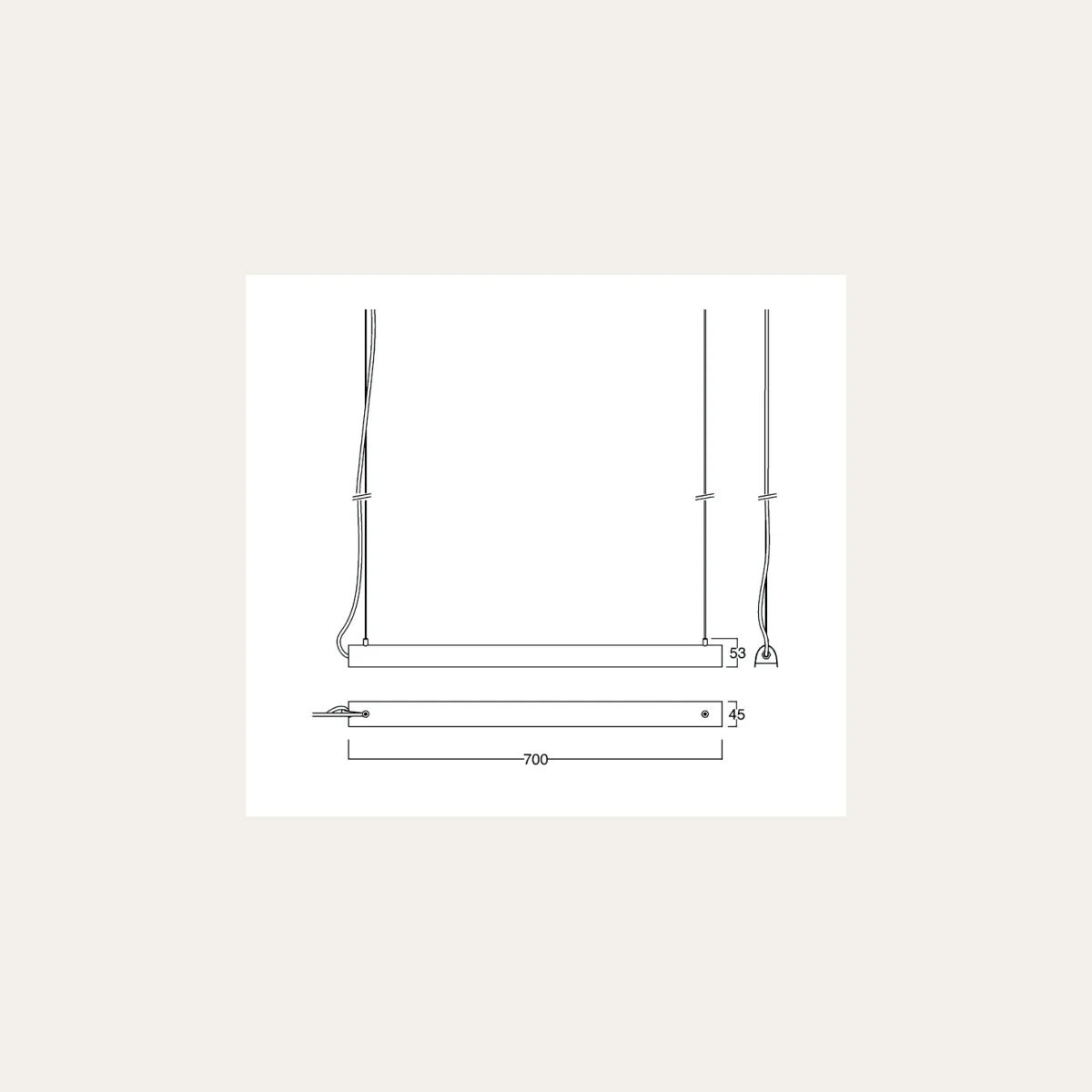 Подвесной светильник NUAD Radent Pendant Lamp