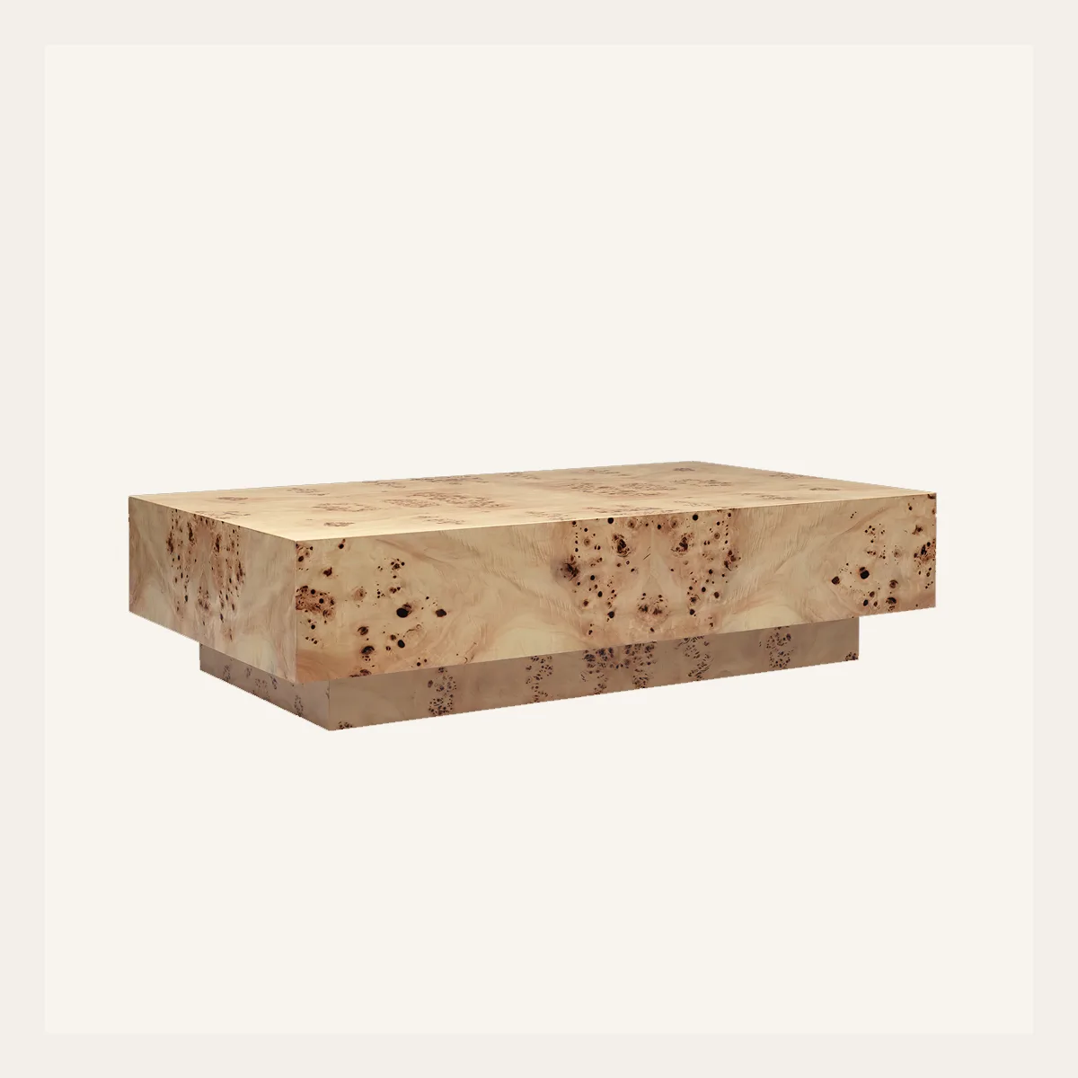 Burl Coffee Table