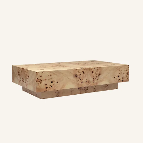 Burl Coffee Table