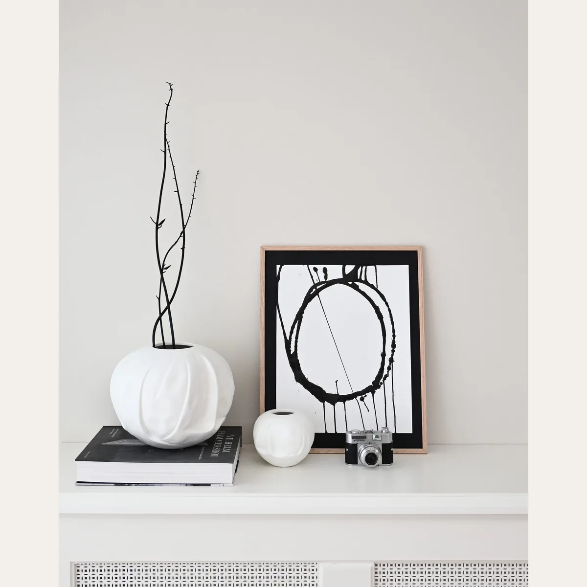 Orimono Vase Bone White