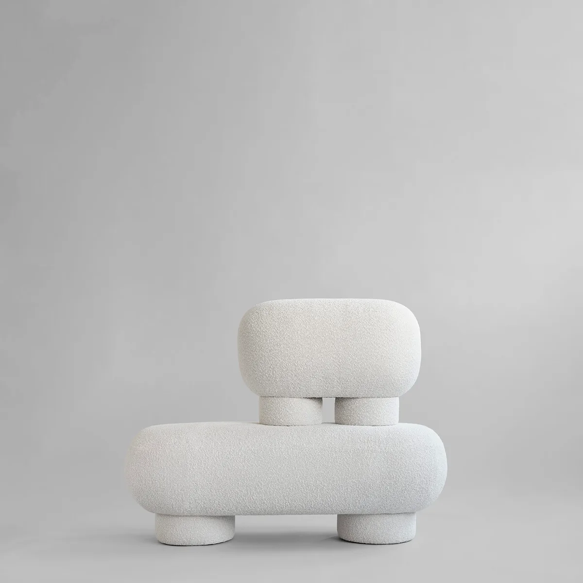 Big Foot Bench, Petit - Bouclé
