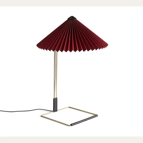 Matin table Oxide red