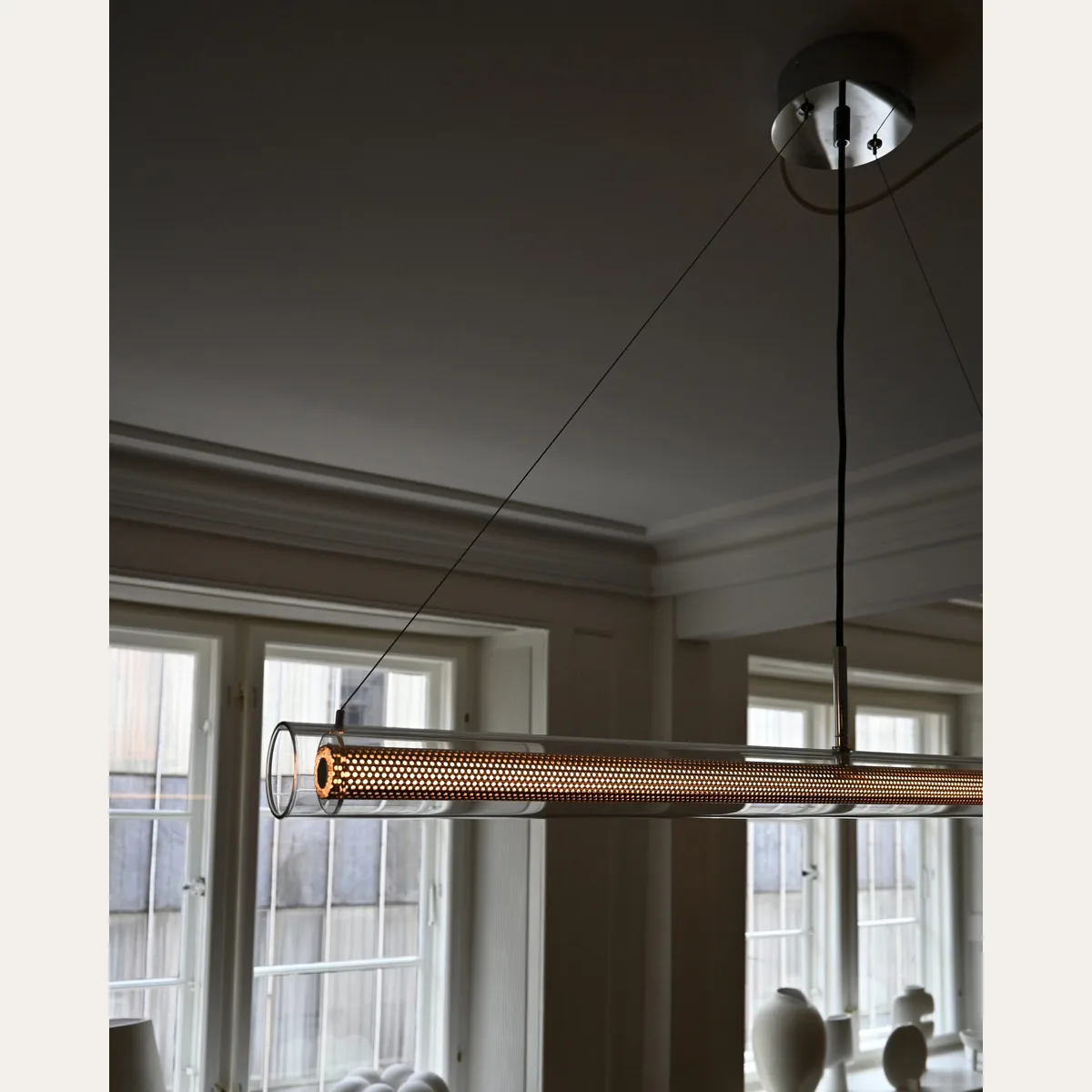 Frame Pendant Lamp - Chrome