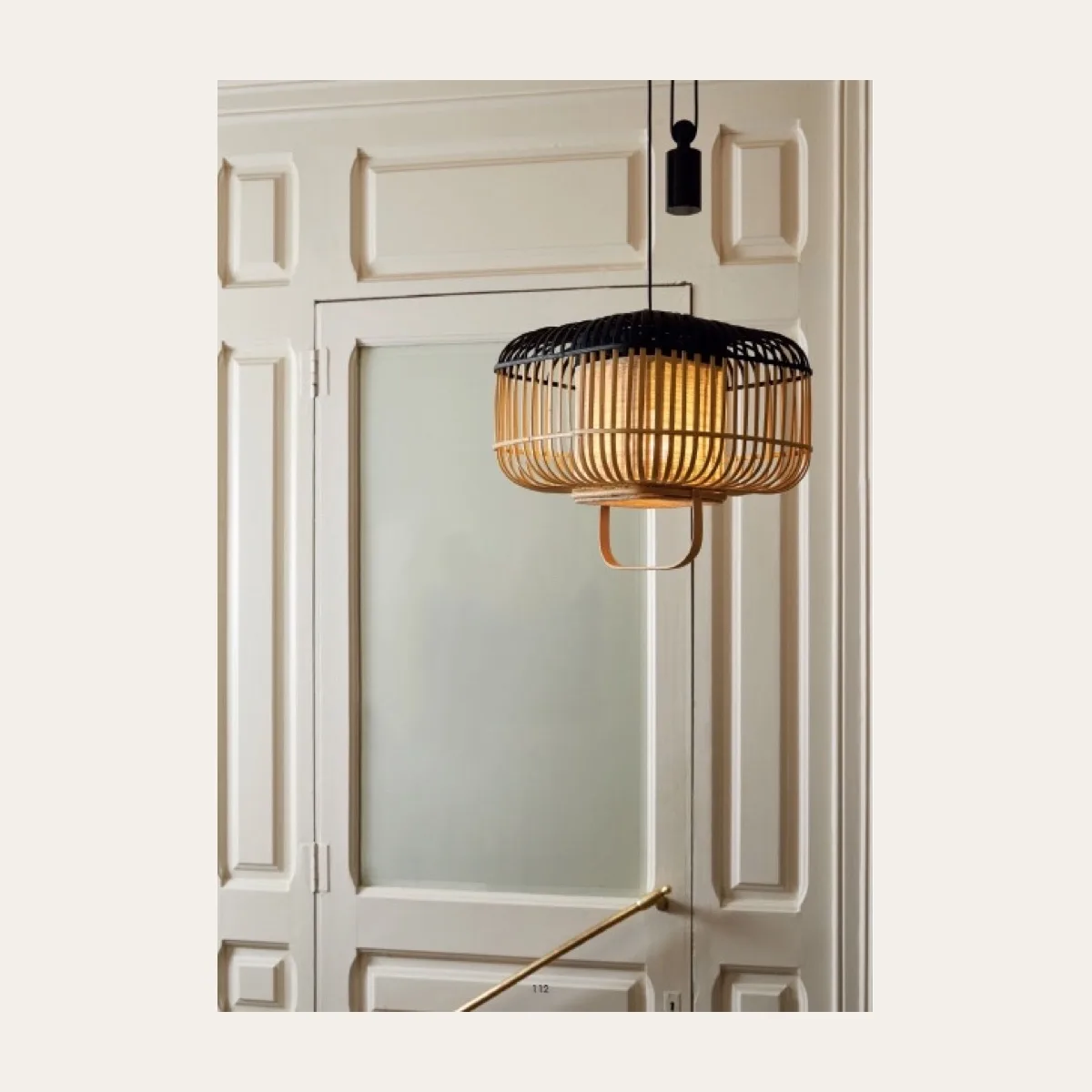 Подвесной светильник Forestier Bamboo Square