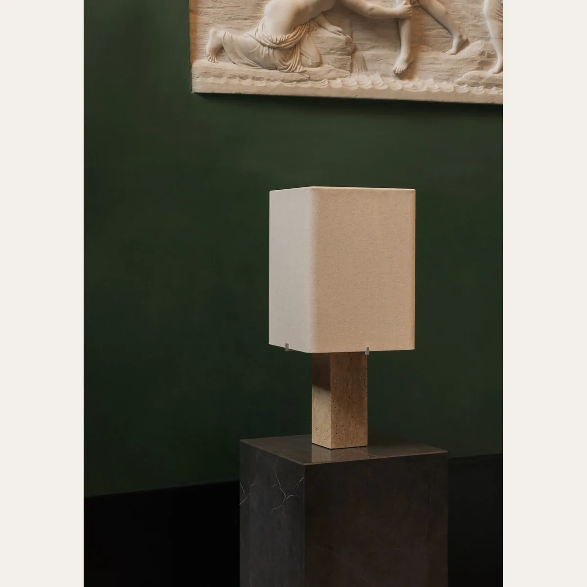 Nonna Table Lamp Travertine