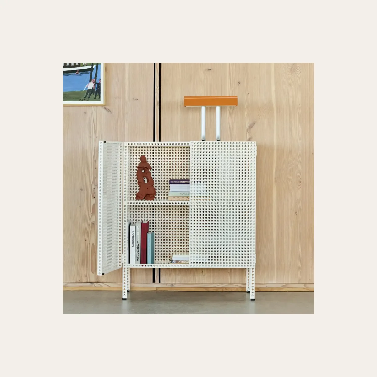 Perforated floor cabinet, medium