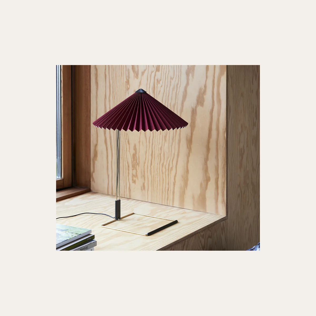 Matin table Oxide red
