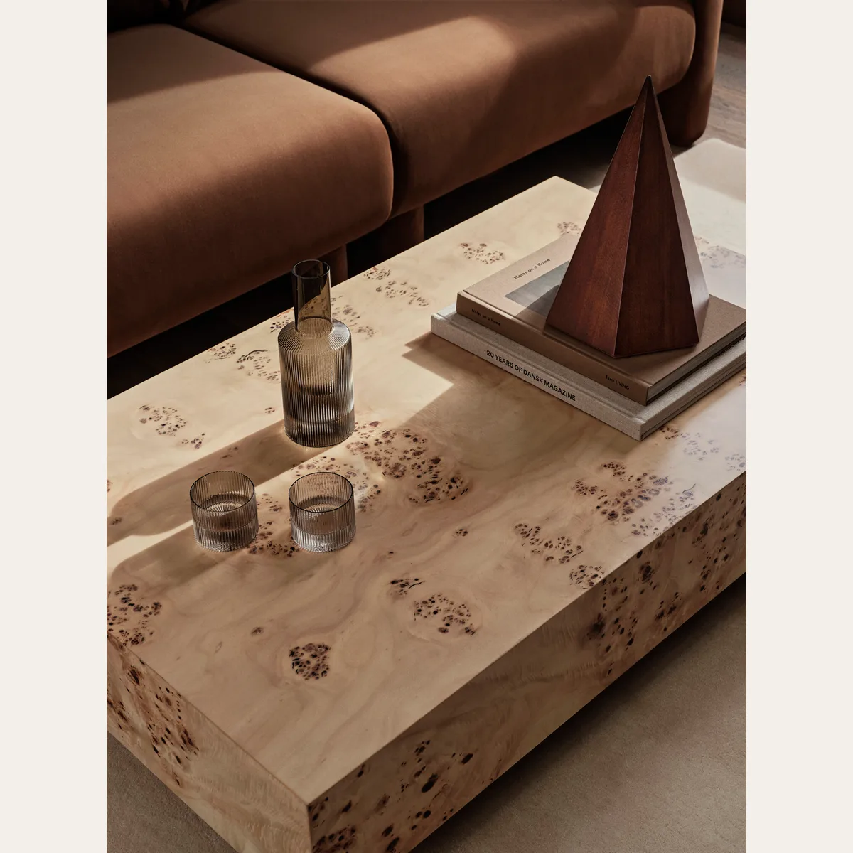 Burl Coffee Table