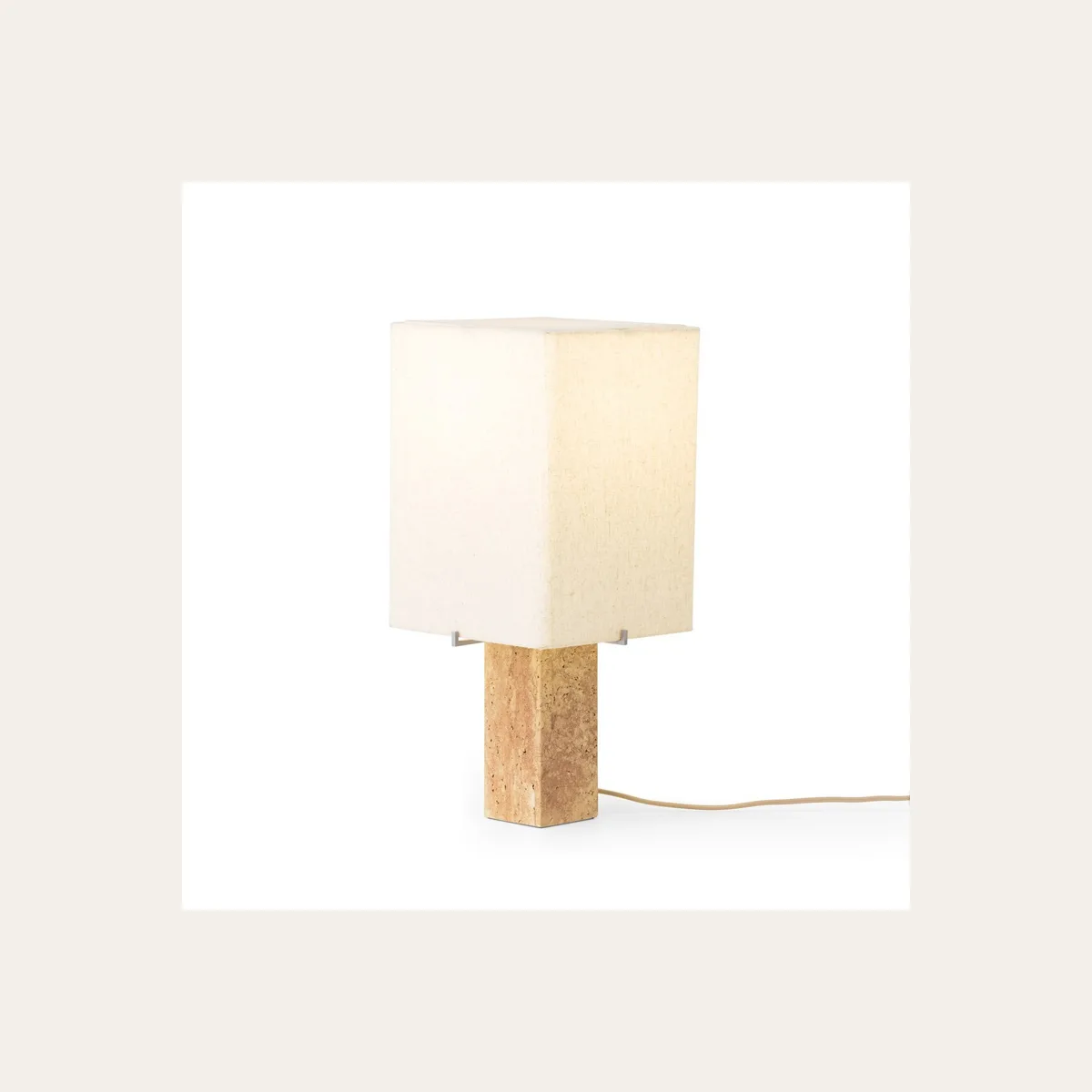 Nonna Table Lamp Travertine