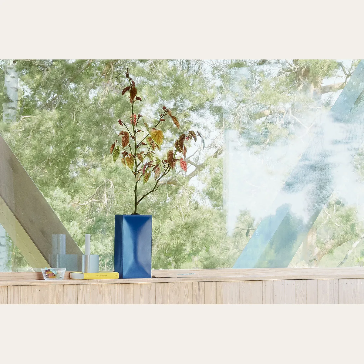 Into vase